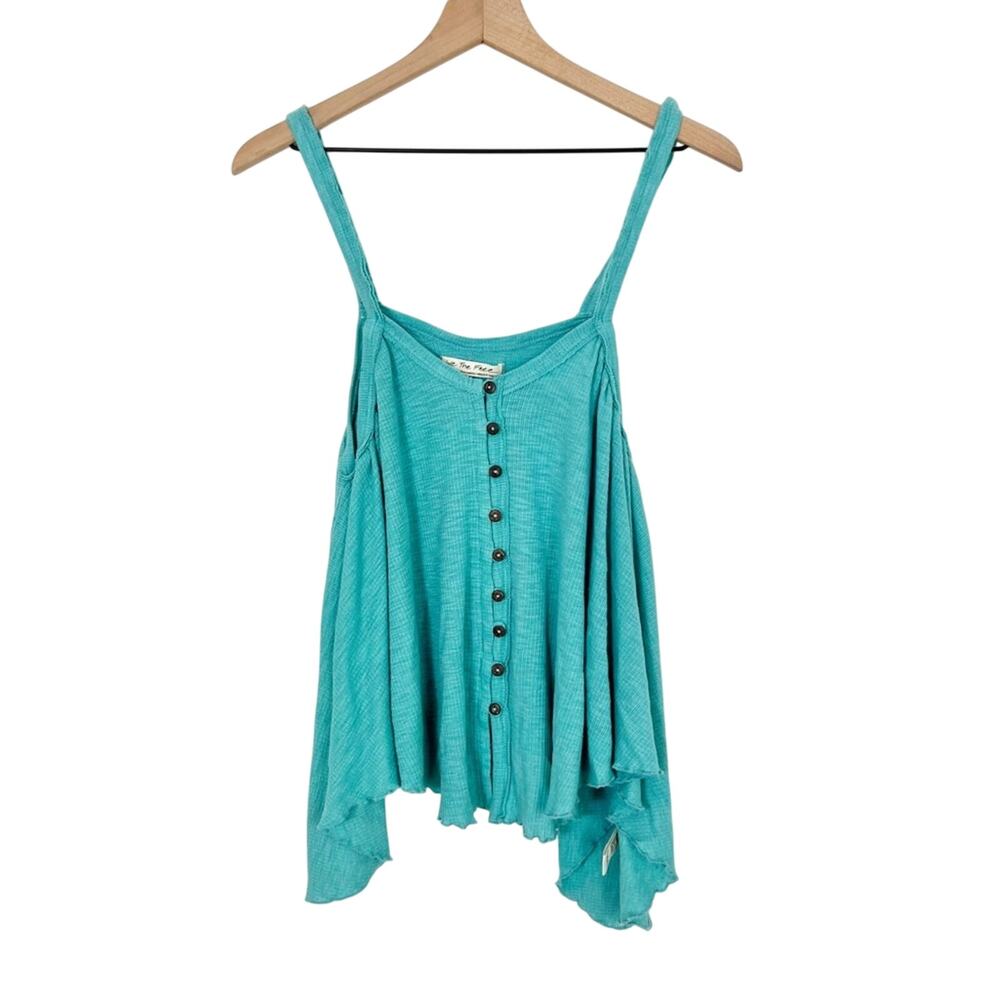 We The Free Dream Weaver Tank Top Women Size Small Color Tahiti Breeze NEW